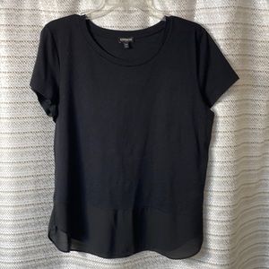 Women’s black Tee size large from express